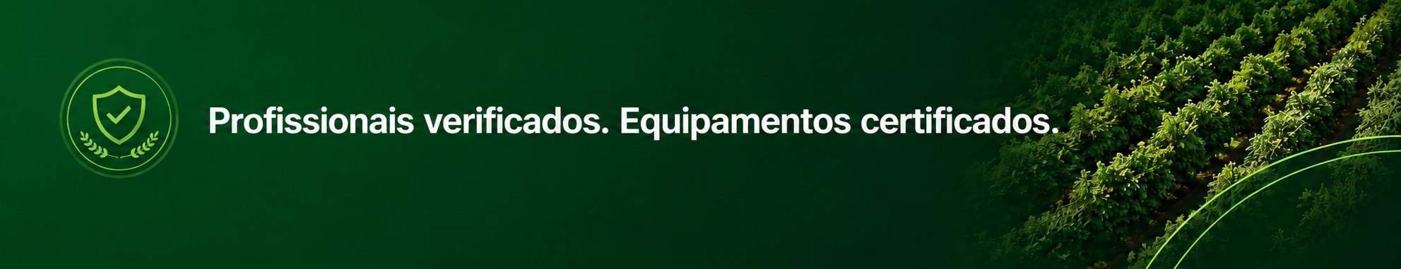 Profissionais verificados e equipamentos certificados no SafraVoo.